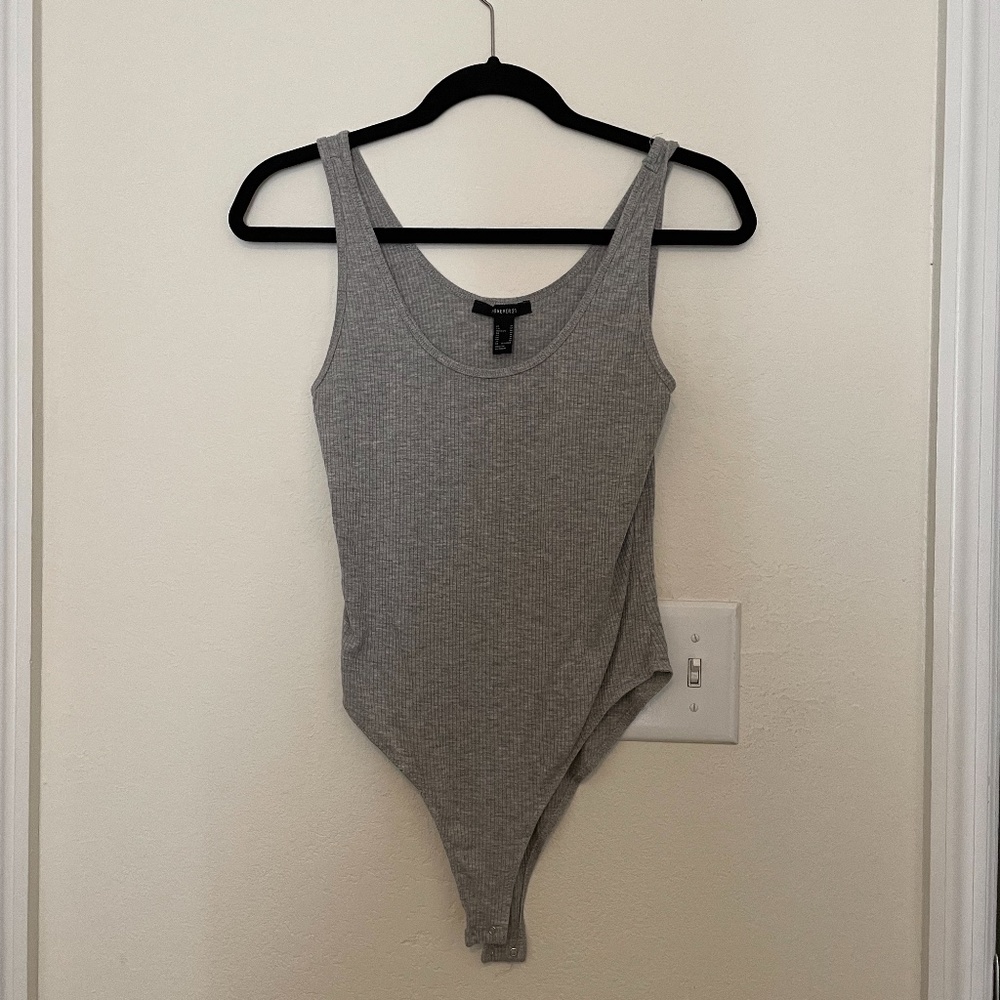 GREY BODYSUIT